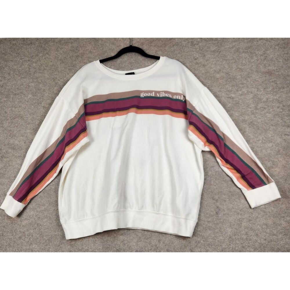 Torrid Women's Good Vibes Sweatshirt Size 2 or 2X